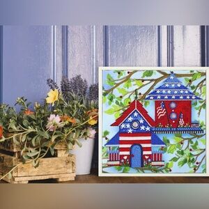 DIAMOND DOTZ® American Birdhouses Special Edition Diamond Painting Kit~NEW!